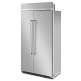 25.5 Cu Ft. 42" Built-In Side-by-Side Refrigerator with PrintShield™ Finish