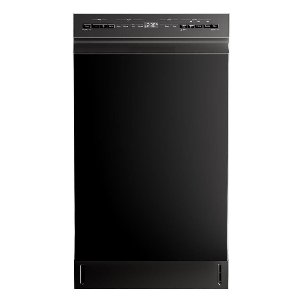 Midea 18" Front Control Dishwasher with Heated Dry