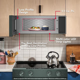 Smart Low Profile Microwave Hood Combination with Dual Fan Ventilation