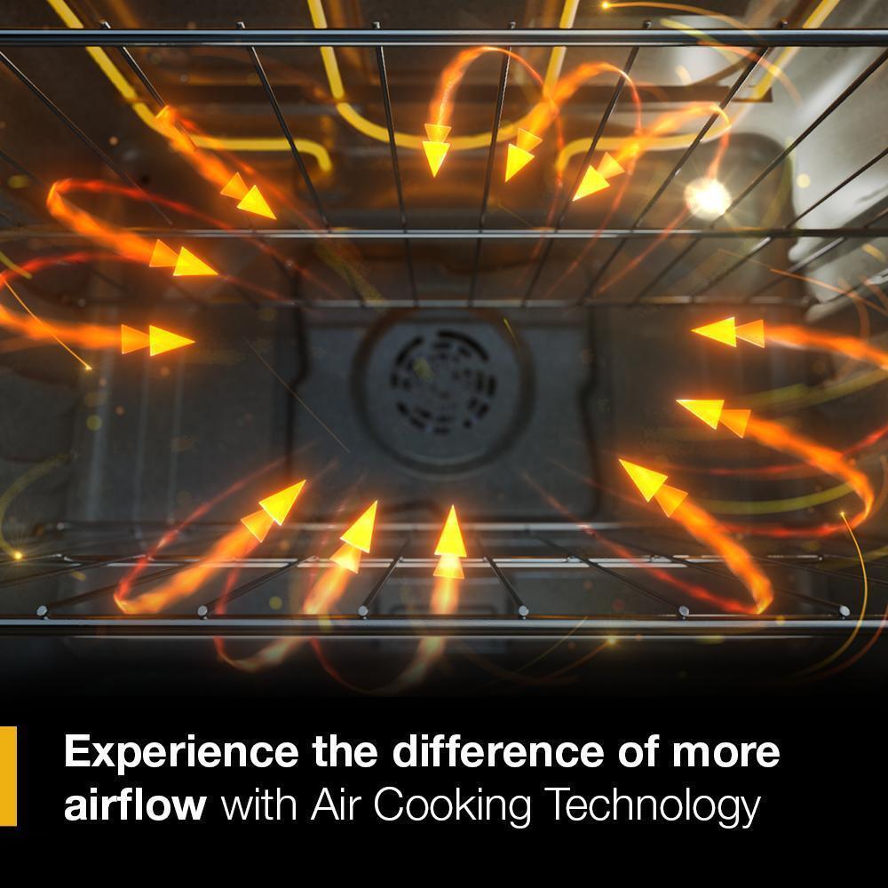 30-inch Electric Smart Range with Air Cooking Technology
