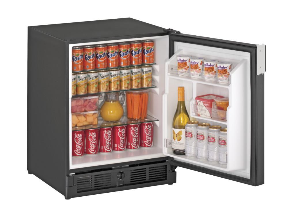 29r 21" Refrigerator With Black Solid Finish and Field Reversible Door Swing (115 V/60 Hz)