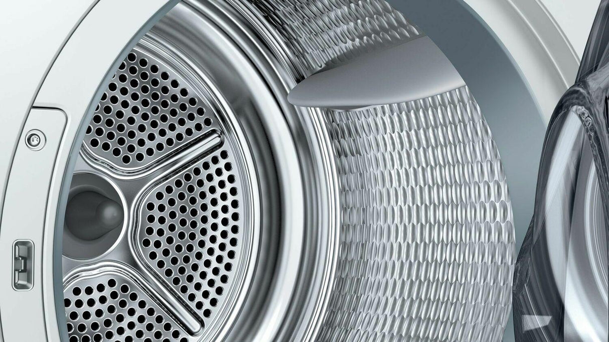 500 Series Cond. Dryer - 208/240V, Cap. 4.0 cu.ft., 15 Cyc.,65 dBA, SS Drum, Silv. Rev./Door; ENERGY STAR