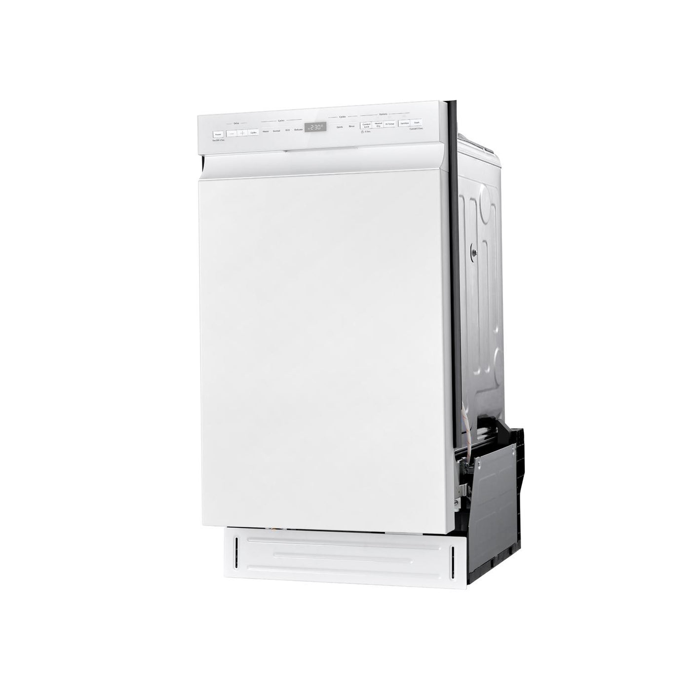 Midea 18" Front Control Dishwasher with Heated Dry