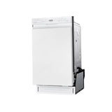 Midea 18" Front Control Dishwasher with Heated Dry