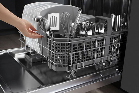 44 dBA Dishwasher with Dynamic Wash Arms - Stainless Steel