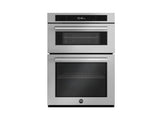 30 inch Electric Speed Oven Combination with Self-Clean and Bertazzoni Assistant Stainless Steel