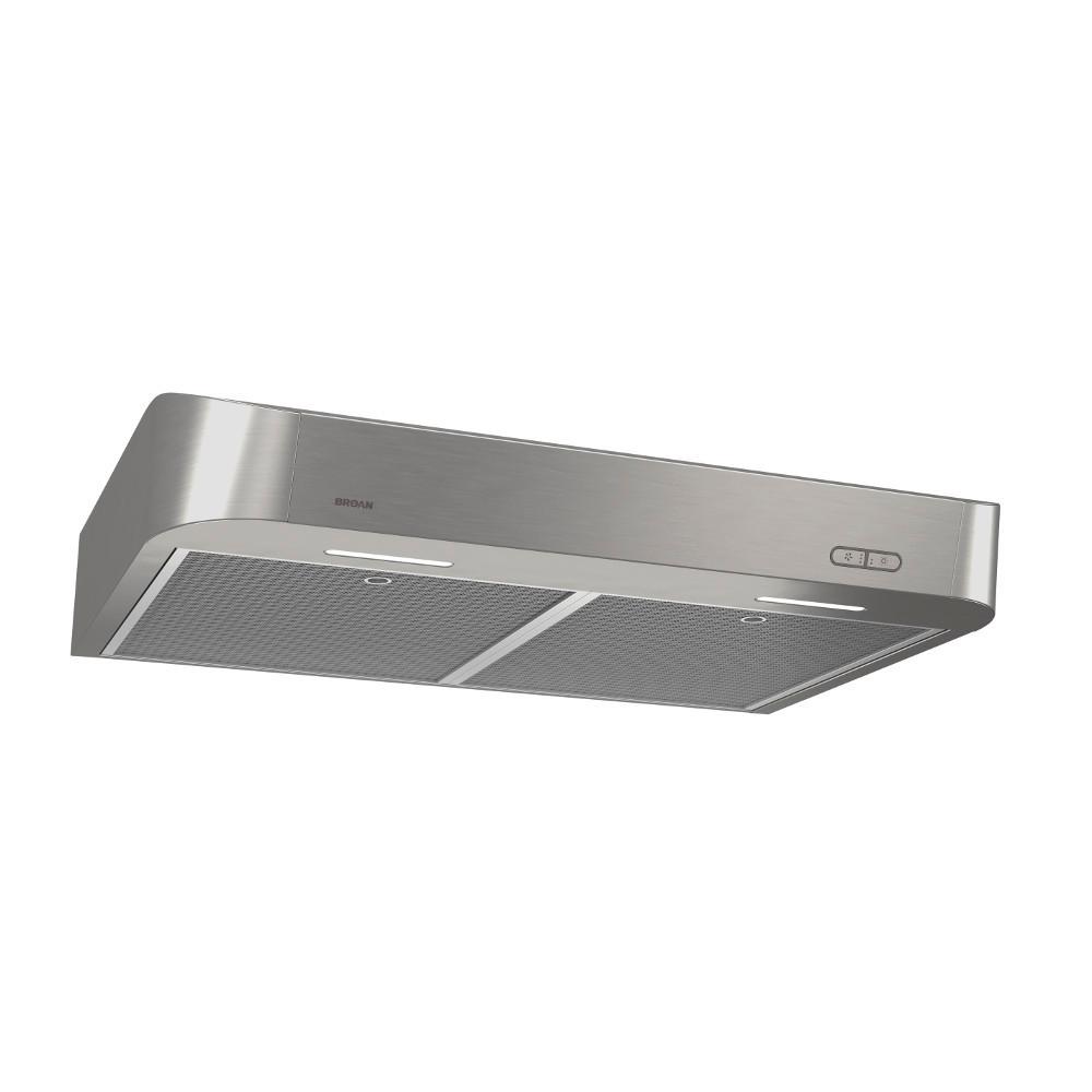 Antero 30-Inch 300 Max Blower CFM 5 Sones Stainless Steel Range Hood
