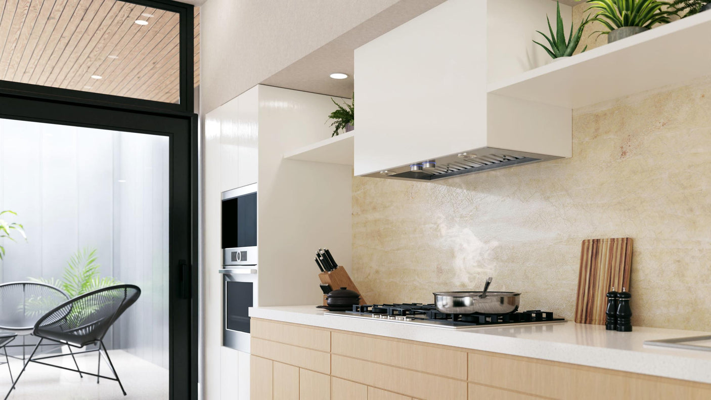 SCANNO Insert Range Hood 28 1/2" wide - 1200CFM