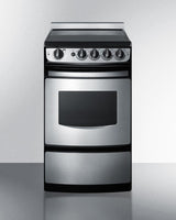 20" Wide Electric Smooth-top Range