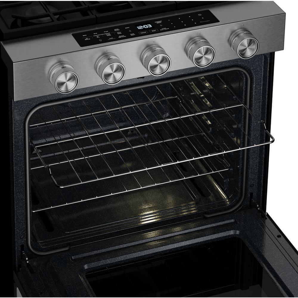5.0 Cu. Ft. Smart Slide-in Gas Range with Convection Cooking Modes