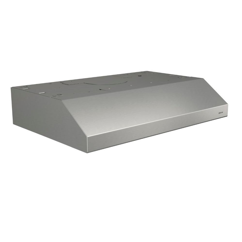 Broan 24-Inch 300 Max Blower CFM 1.5 Sones Stainless Steel Range Hood ENERGY STAR® certified