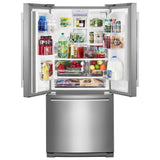 30-inch Wide Contemporary Handle French Door Refrigerator - 20 cu. ft.