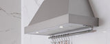 48 Wallmount Canopy and Base Hood, 1 motor 600 CFM Stainless Steel