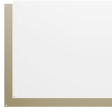 36-Inch wide Backsplash in Reversible White/Almond