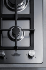 15" Wide 2-burner Propane Gas Cooktop In Stainless Steel