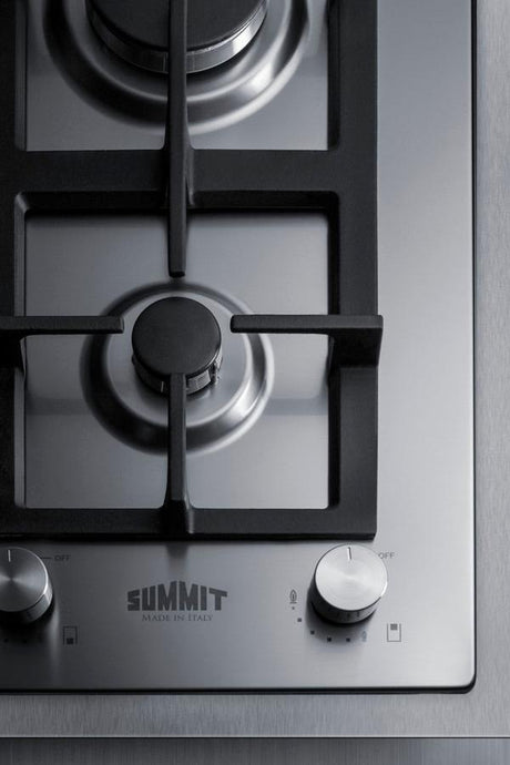 15" Wide 2-burner Propane Gas Cooktop In Stainless Steel