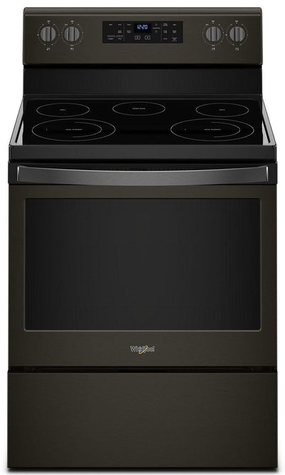 5.3 cu. ft. Freestanding Electric Range with Frozen Bake™ Technology - Black Stainless
