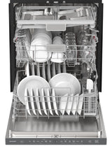 24" Top Control Stainless Steel Pocket Handle 49 dBA Dishwasher with Auto Door Open