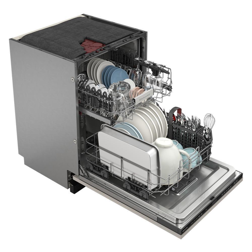 44 dBA Panel-Ready Two-Rack Flush Dishwasher with Door-Open Dry System
