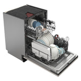 44 dBA Panel-Ready Two-Rack Flush Dishwasher with Door-Open Dry System
