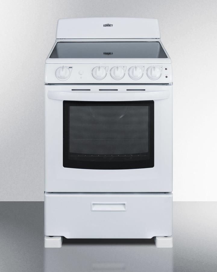 24" Wide Electric Smooth-top Range