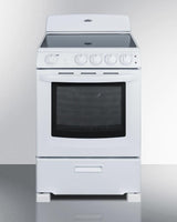 24" Wide Electric Smooth-top Range