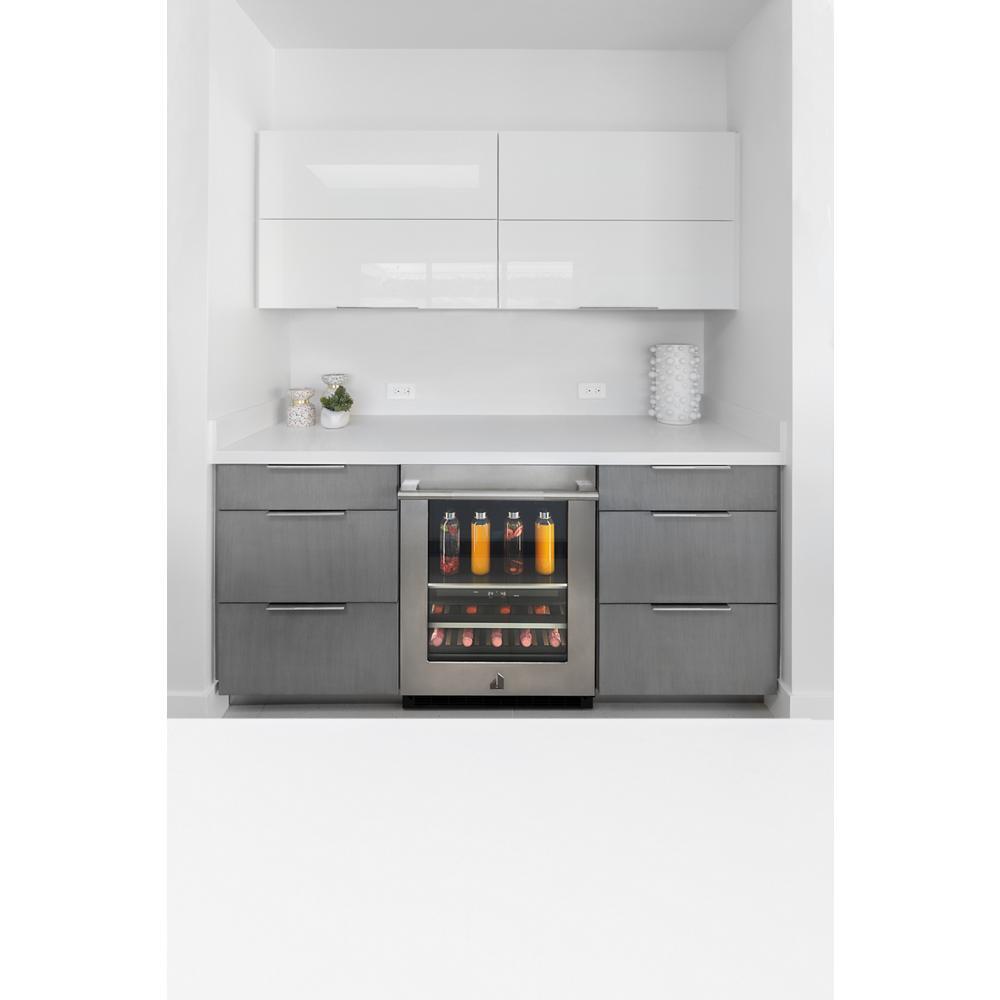 RISE™ 24" Built-In Undercounter Beverage Center, Left Swing