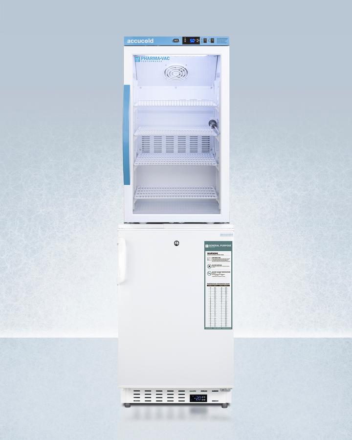 20" Wide Vaccine Refrigerator/freezer Combination