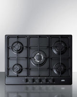 27" Wide 5-burner Gas Cooktop