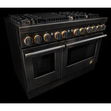 Smoke & Brass By JennAir® 48" Dual-Fuel Professional-Style Range