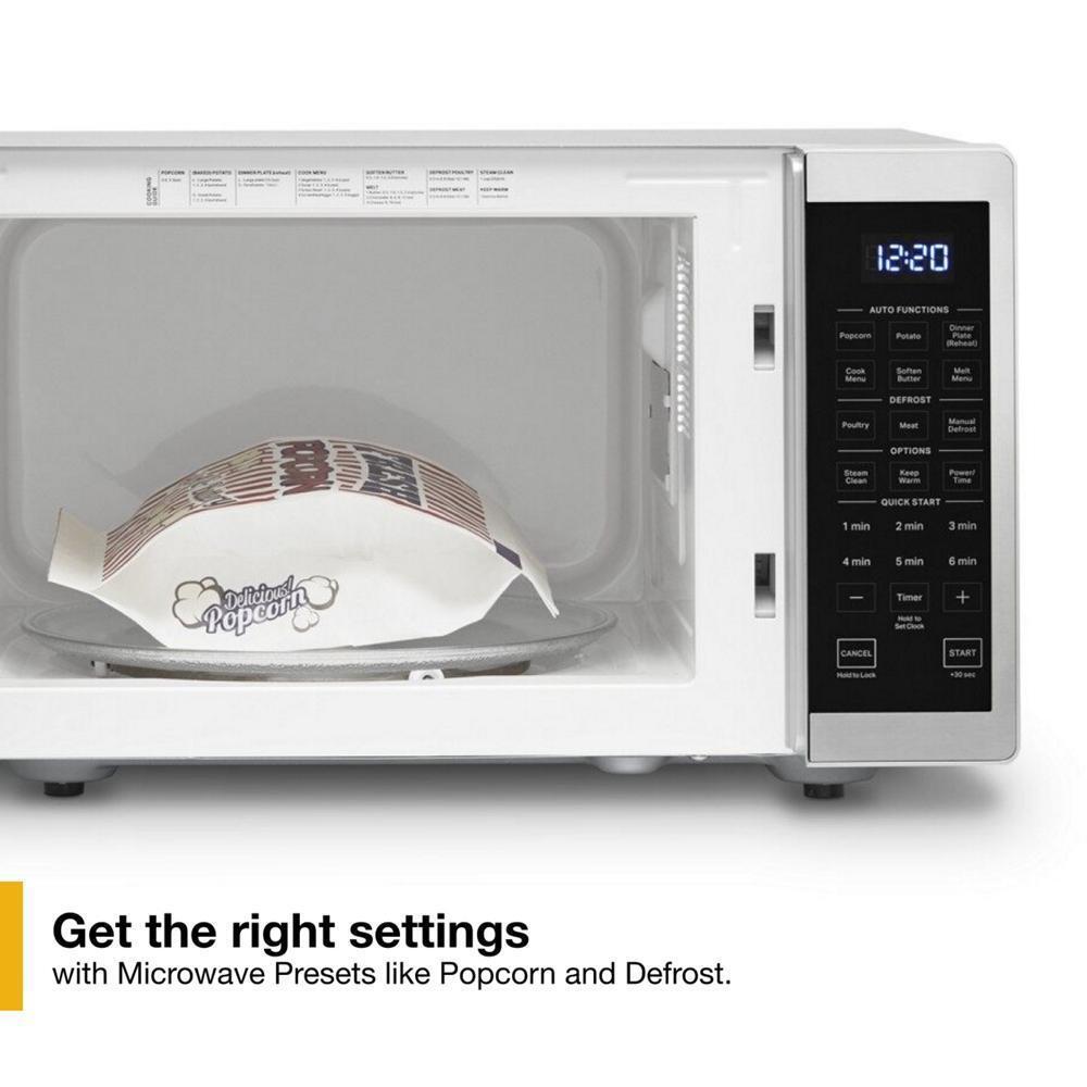 0.9 Cu. Ft. Capacity Countertop Microwave with 900 Watt Cooking Power