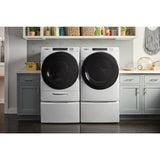 15.5" Pedestal for Front Load Washer and Dryer with Storage