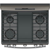 GE® 30" Free-Standing Gas Double Oven Convection Range