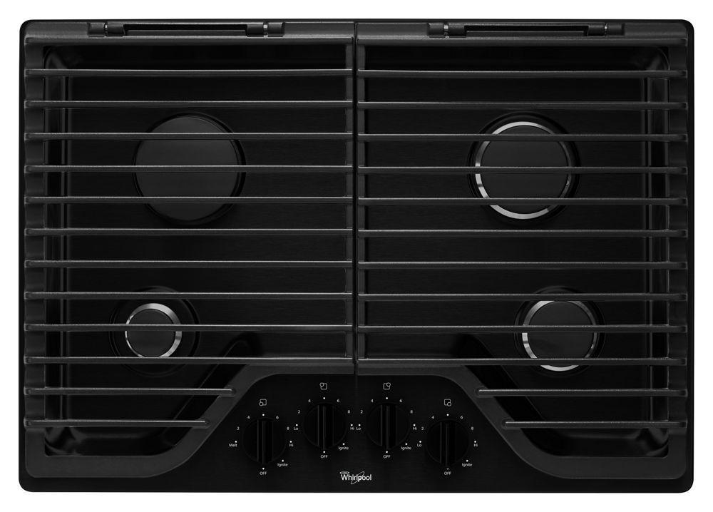 30 inch Gas Cooktop with EZ-2-Lift Hinged Cast-Iron Grates