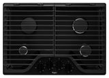 30 inch Gas Cooktop with EZ-2-Lift Hinged Cast-Iron Grates