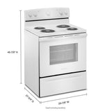 Amana® 30-Inch Electric Range with Extra-Large Oven Window