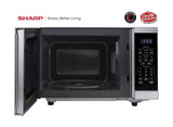 Sharp 1.4 cu. ft. 1100W Stainless Steel Countertop Microwave Oven with Inverter Technology