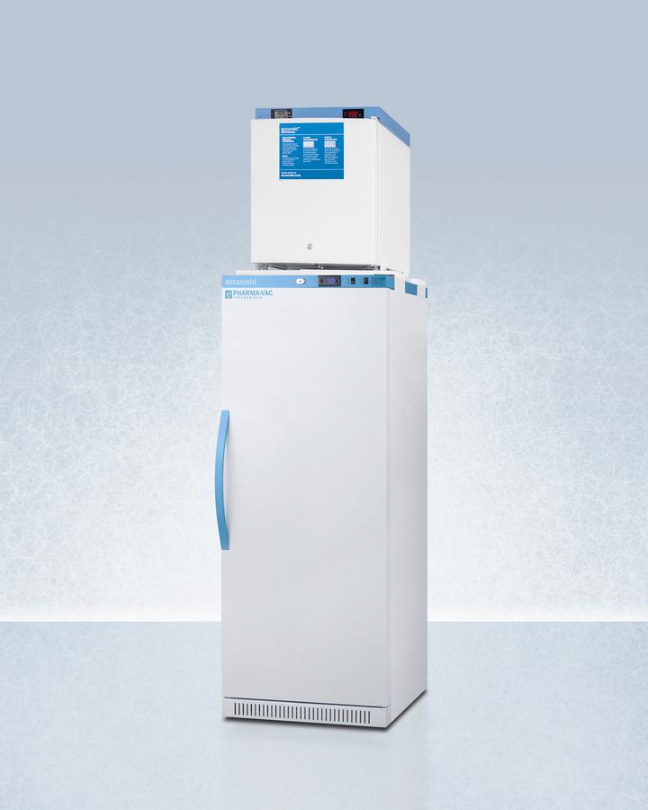24" Wide All-refrigerator/all-freezer Combination
