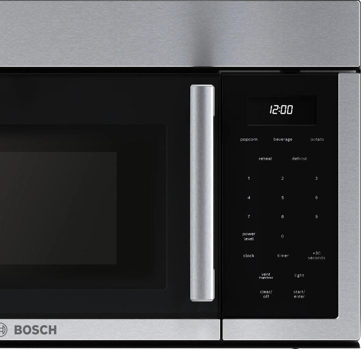 300 Series, Over-The-Range Microwave, 30'', Door Hinge: left, Stainless steel