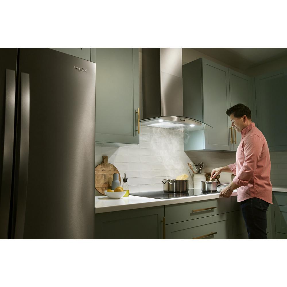 30" Curved Glass Wall Mount Range Hood