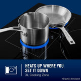 30-Inch Wide Induction Cooktop with Power Boost