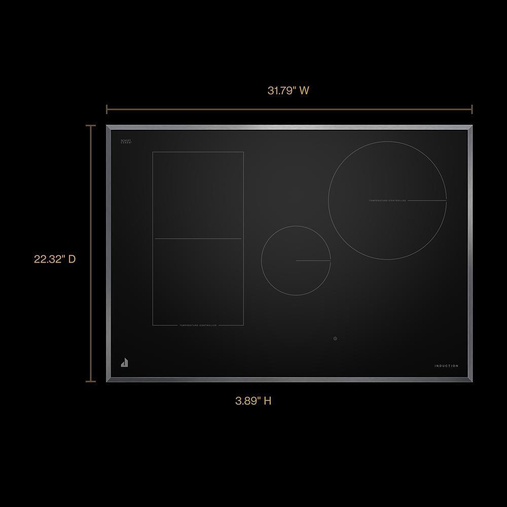 30" Lustre Smart Induction Cooktop with Temperature-Controlled Cooking
