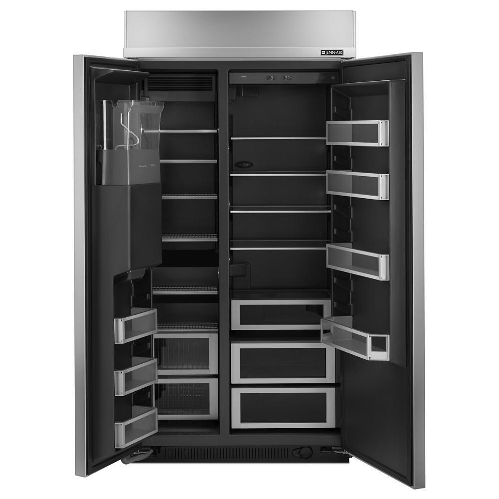 42" Built-In Side-by-Side Refrigerator with Water Dispenser