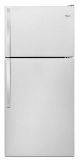 30-Inch Wide Top Freezer Refrigerator - 18 cu. ft. - Monochromatic Stainless Steel