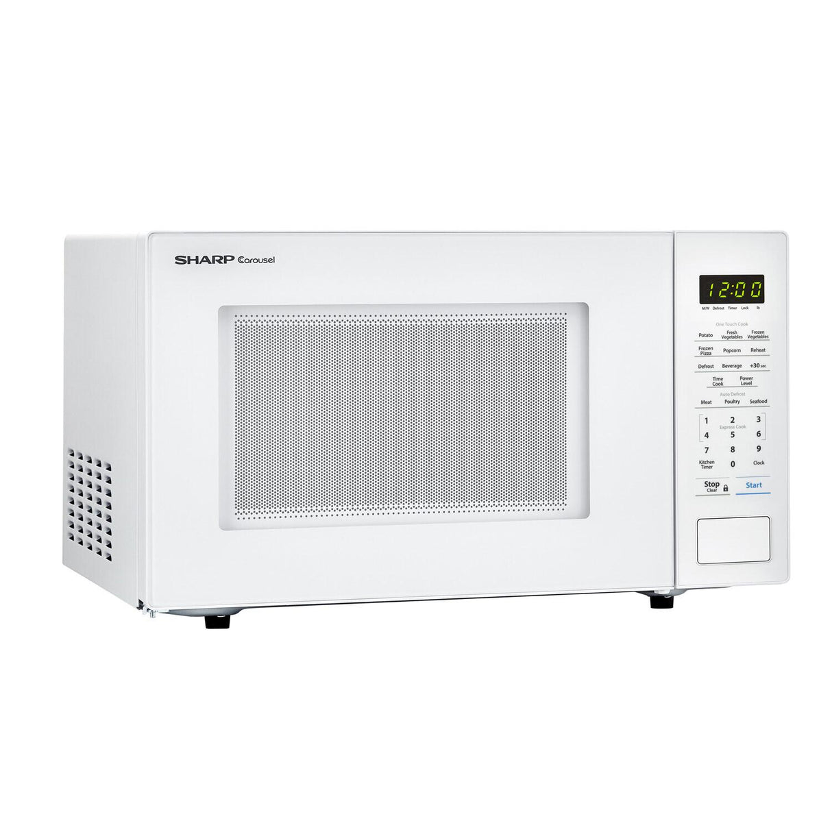 1.1 cu. ft. 1000W Sharp Countertop White Microwave