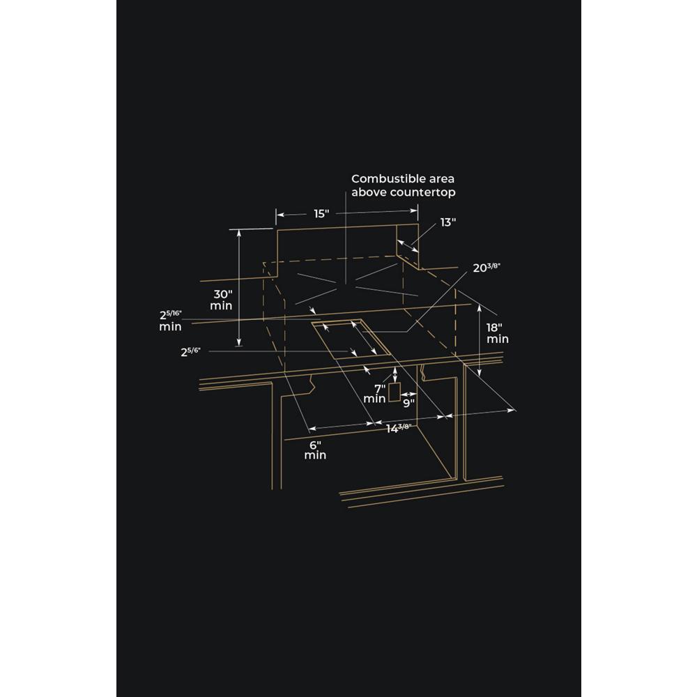 Custom 15" Induction Cooktop