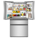 Whirlpool® 36-inch True Counter Depth 4-Door French Door Refrigerator with Nugget Ice - 22 cu. ft.