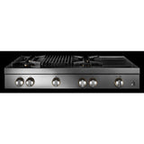RISE™ 48" Gas Professional-Style Rangetop with Chrome-Infused Griddle and Grill
