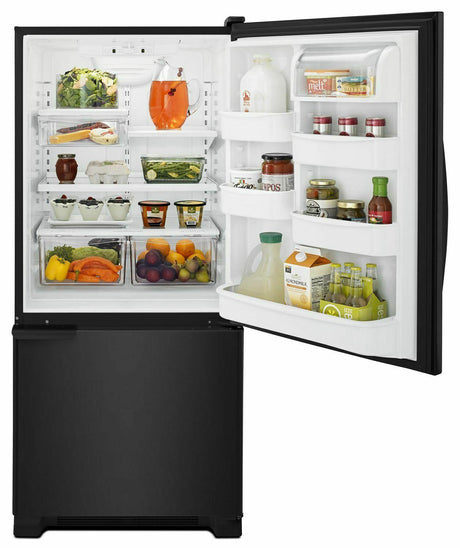 30-inches wide Bottom-Freezer Refrigerator with Accu-Chill™ System - 18.7 cu. ft. - Black