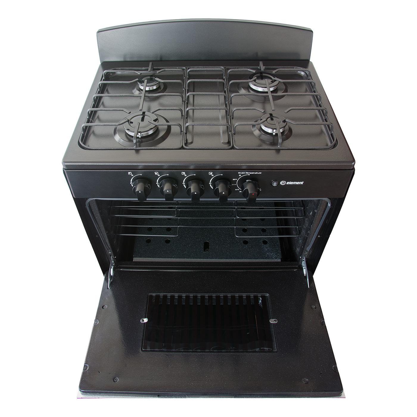 Element Electronics 4.0 cu. ft. 30", 4-Burner Gas Range (EEGR3A4MCCB)